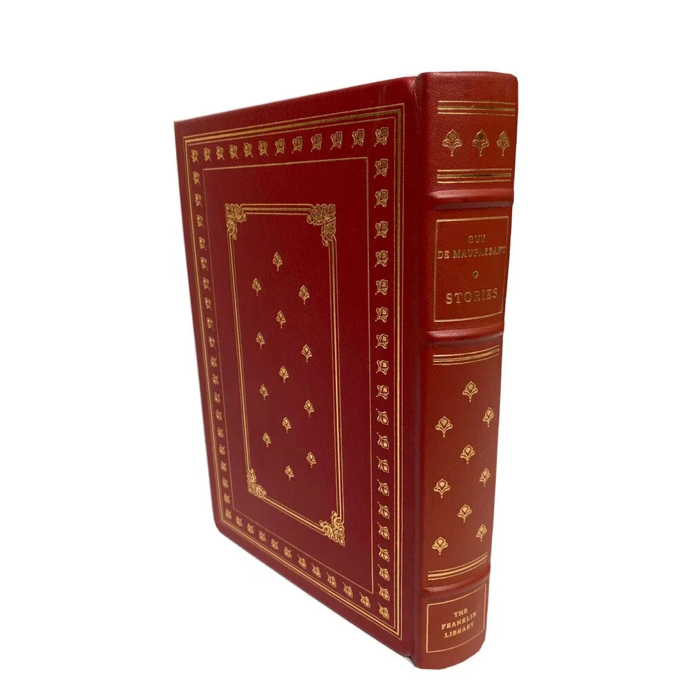 Maupassant Stories Anthology 1980 Great Books Leather Bound Franklin Mint